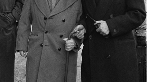 Cantor Moshe Ganchoff and Neil Levin