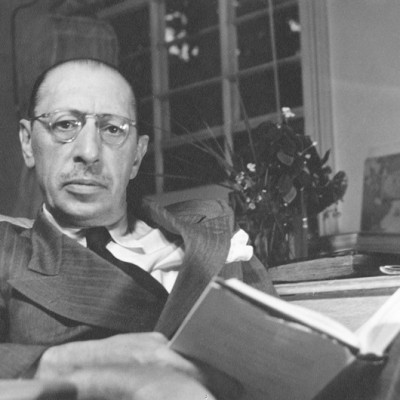 Composer Igor Stravinsky.