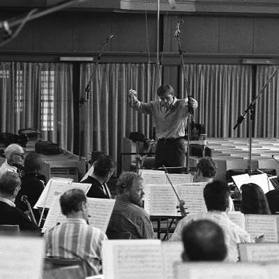 Conductor Christopher Wilkins and the Rundfunk-Sinfonieorchester Berlin