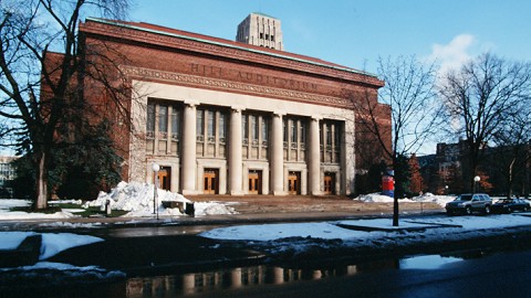 Hill Auditorium at the University of Michigan