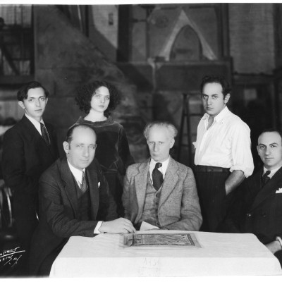 Joseph Achron with Members from The Golem