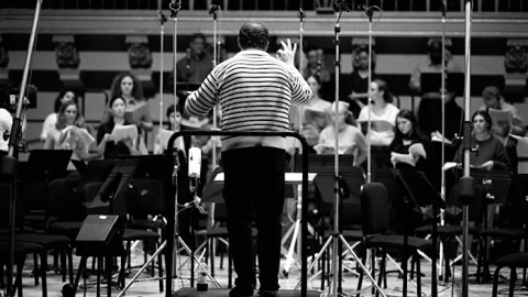Kenneth Kiesler and members of the University of Michigan Opera Theater