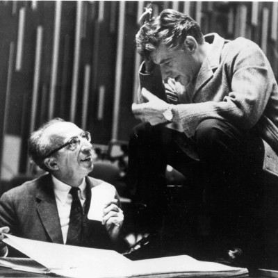 Leonard Bernstein and Aaron Copland