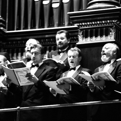Members of the Prague Philharmonic Chorus