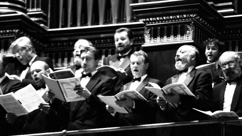 Members of the Prague Philharmonic Chorus