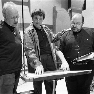 Scott Goff, Gerard Schwarz & Alberto Mizrahi