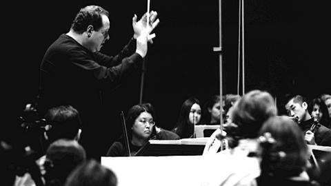 Kenneth Kiesler and members of the University of Michigan Opera Theater