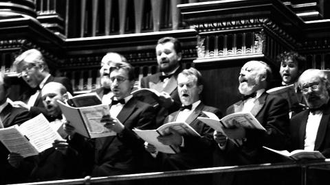 Members of the Prague Philharmonic Chorus