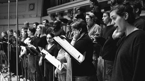 Members of the University of Michigan Opera Chorus