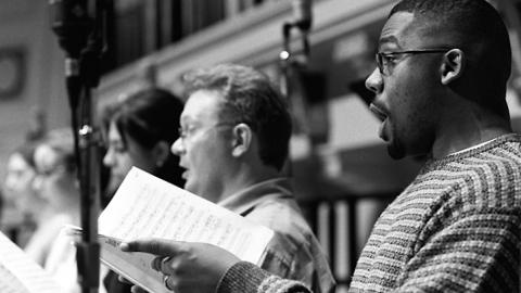 Members of the University of Michigan Opera Chorus