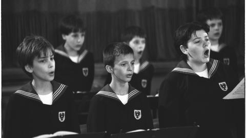 Members of the Vienna Boys Choir