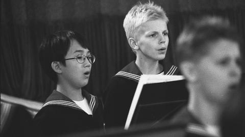 Members of the Vienna Boys Choir