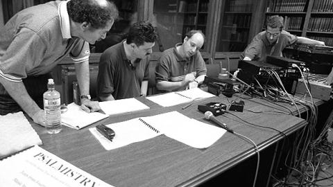 Neil Levin, Timothy Koch, and David Frost