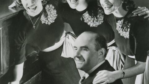 Sholom Secunda with the Andrews Sisters