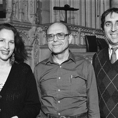 Cantor Ida Rae Cahana, Samuel Adler, and Cantor Perry Fine