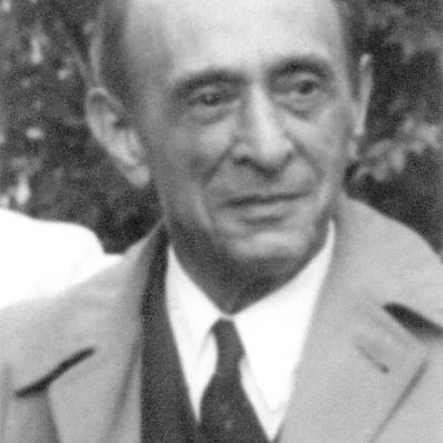 Composer Arnold Schoenberg
