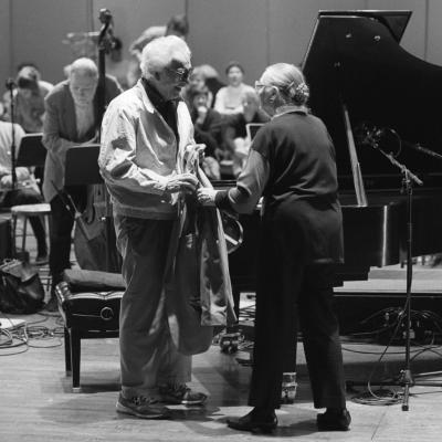 Dave Brubeck with wife Iola