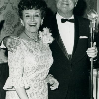 Herman Yablokoff with wife Bella Meisel