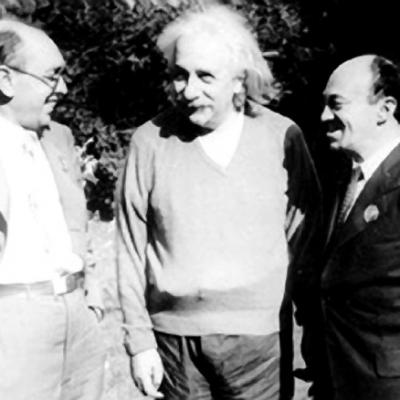 Itzik Fefer, Albert Einstein and Solomon Mikhoels