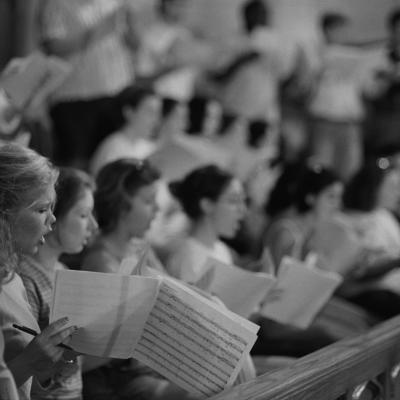 Members of the Southern Chorale of the University of Southern Mississippi