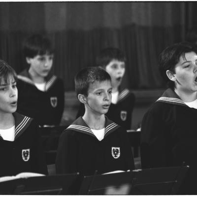 Members of the Vienna Boys Choir