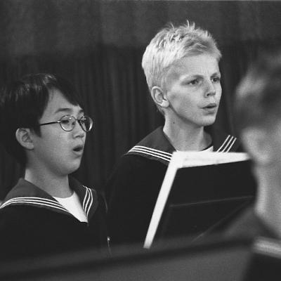 Members of the Vienna Boys Choir