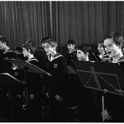 Members of the Vienna Boys Choir