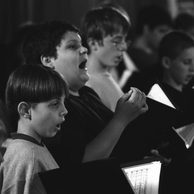 Members of the Vienna Boys Choir