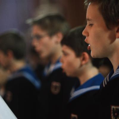 Members of the Vienna Boys Choir