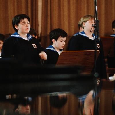 Members of the Vienna Boys Choir