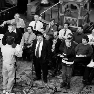 Neil Levin, Cantor Benzion Miller and the London Synagogue Singers